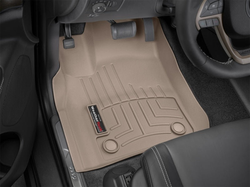 WeatherTech DigitalFit Front FloorLiner for 2016+ Dodge Durango & Jeep Grand Cherokee - Tan