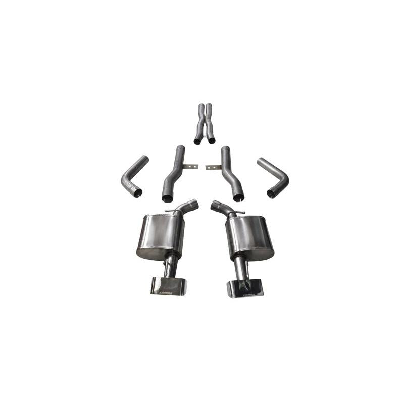Corsa 2015-2023 Dodge Challenger SRT / Scat Pack / R/T 6.4L Polished Xtreme Cat-Back Exhaust-SR1 Performance
