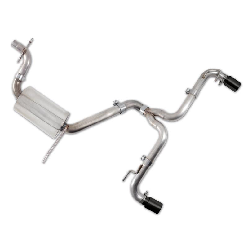 AWE Tuning Mk6 GTI Performance Catback - Diamond Black Round Tips-SR1 Performance