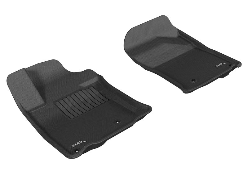 3D MAXpider 2010-2013 Lexus GX Kagu 1st Row Floormat - Black-SR1 Performance