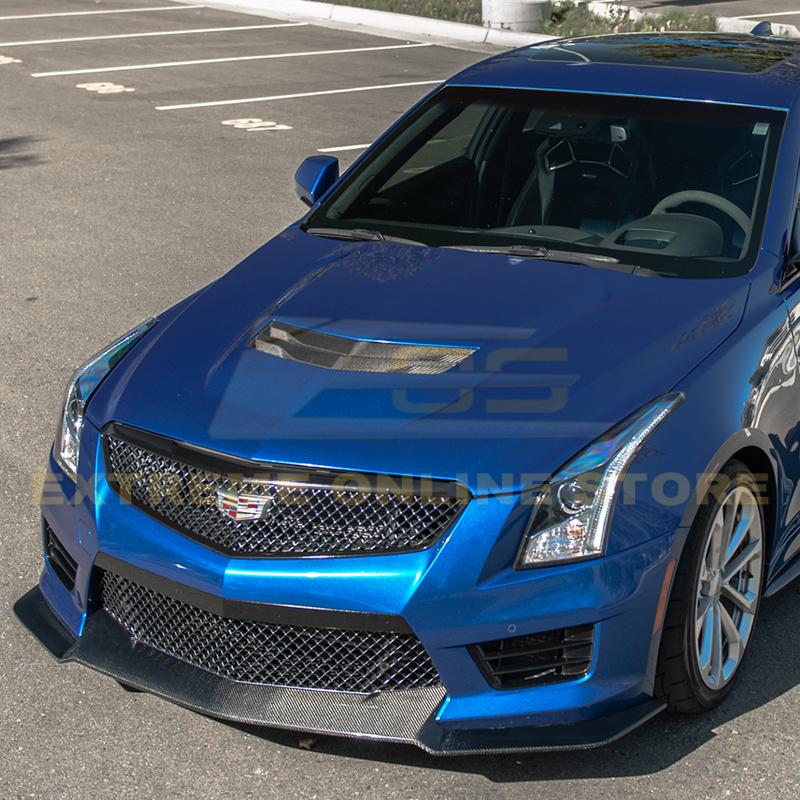 2016-19 Cadillac ATS-V Carbon Fiber Front Splitter & Side Skirts