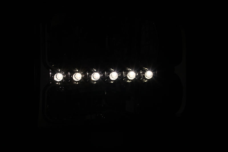 ANZO 2000-2004 Ford Excursion Crystal Headlights Chrome w/ LED 1pc-SR1 Performance