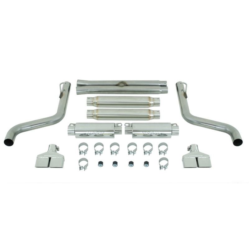 MBRP 2009 Dodge Challenger RT 5.7L Hemi Cat Back Cool Duals-SR1 Performance