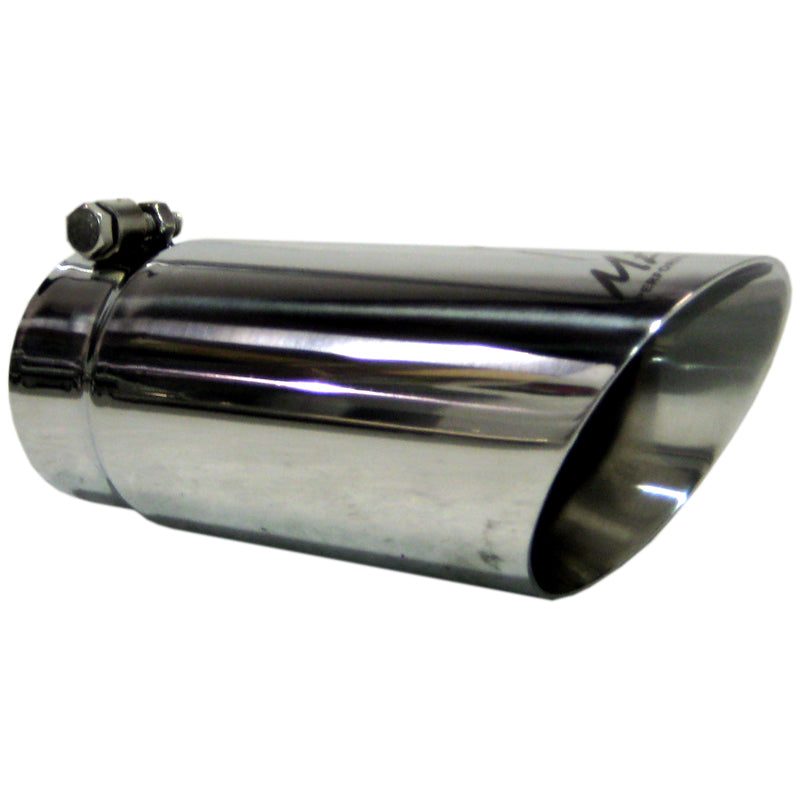 MBRP Universal Tip 3in O.D. Dual Wall Angled 4 inlet 10 length-SR1 Performance