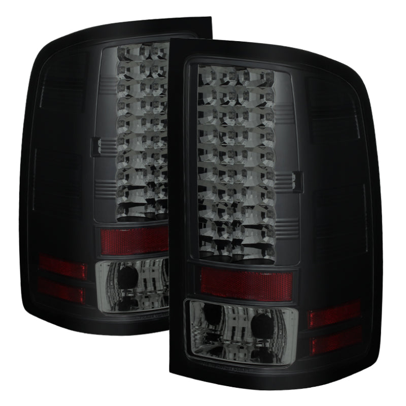 Spyder GMC Sierra 07-13 (Not 3500 Dually 4 Rear Wheels)LED Tail Lights Blk Smke ALT-YD-GS07-LED-BSM-SR1 Performance