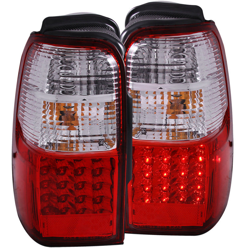 ANZO 2001-2002 Toyota 4 Runner LED Taillights Red/Clear-SR1 Performance