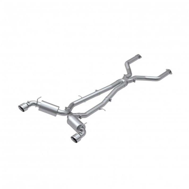 MBRP 17-19 Infiniti Q60 3.0L RWD/AWD Cat Back Dual Rear-SR1 Performance