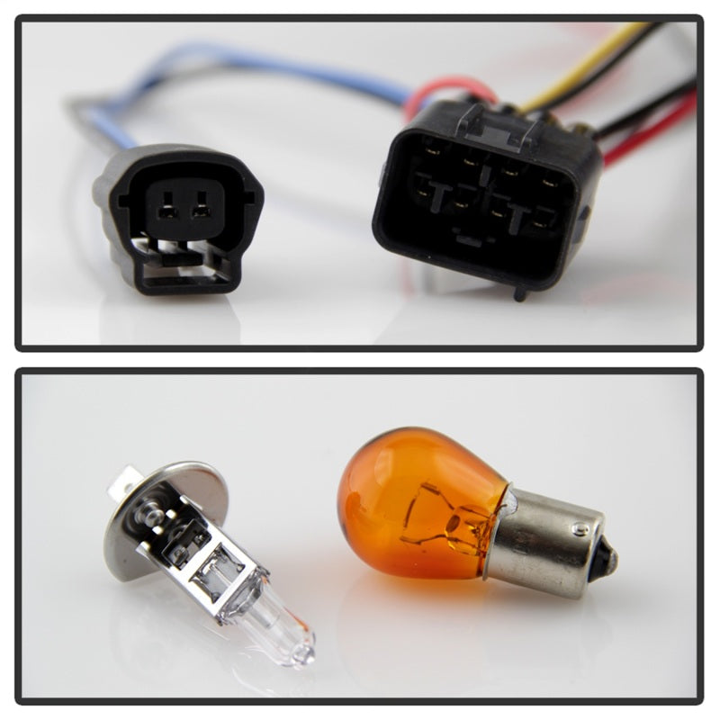 Spyder Subaru WRX 06-07 Projector Headlights - HID Model Only - Black PRO-YD-SWRX06-HID-LBDRL-BK-SR1 Performance