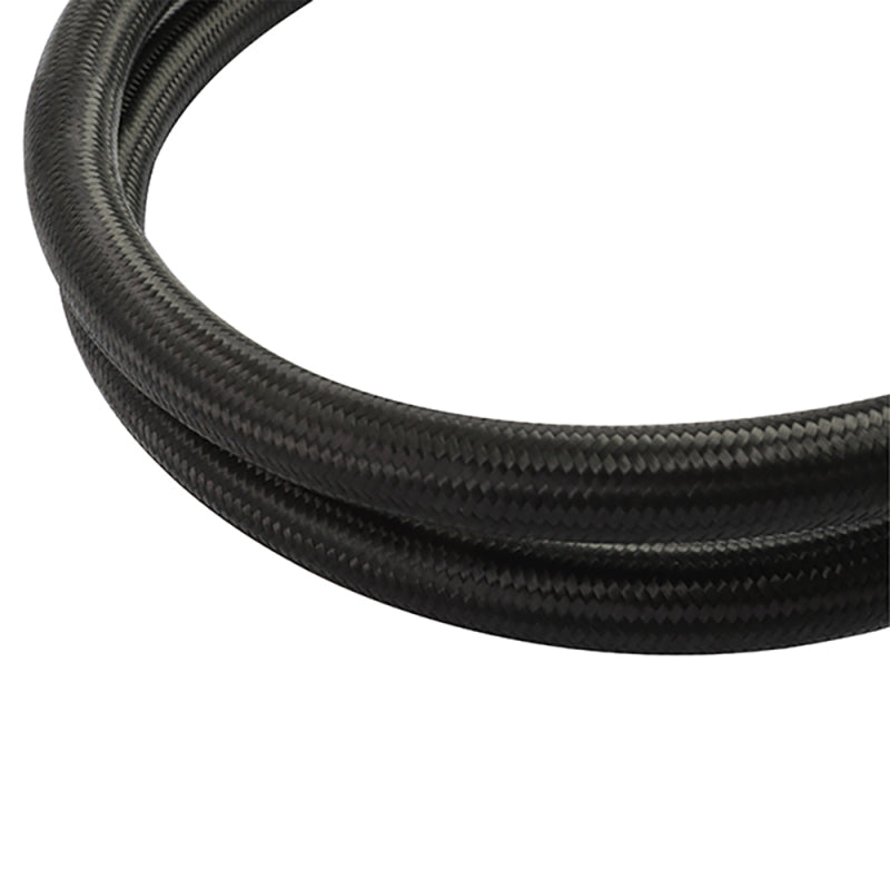 Mishimoto 15Ft Stainless Steel Braided Hose w/ -4AN Fittings - Black-SR1 Performance