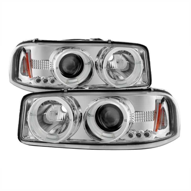 Spyder GMC Sierra 1500/2500/3500 99-06 Projector Headlights LED Halo LED Chrome PRO-YD-CDE00-HL-C-SR1 Performance