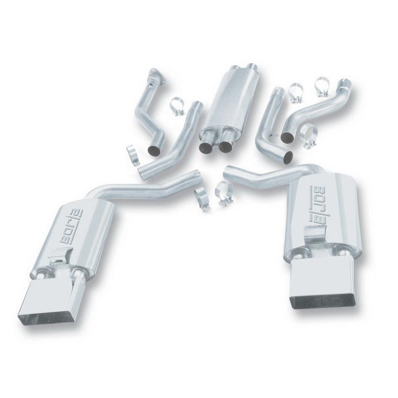 Borla 92-96 Chevrolet Corvette Hatchback/Conv 5.7L 8cyl 4/6 Spd Touring SS Catback Exhaust-SR1 Performance