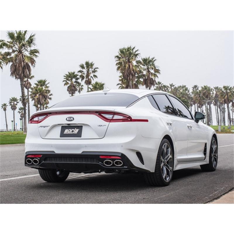 Borla 2018 Kia Stinger 3.3L V6 Turbo 2.25in Pipe Dia Dual Split Rear Exit S-Type Cat-Back Exhaust-SR1 Performance