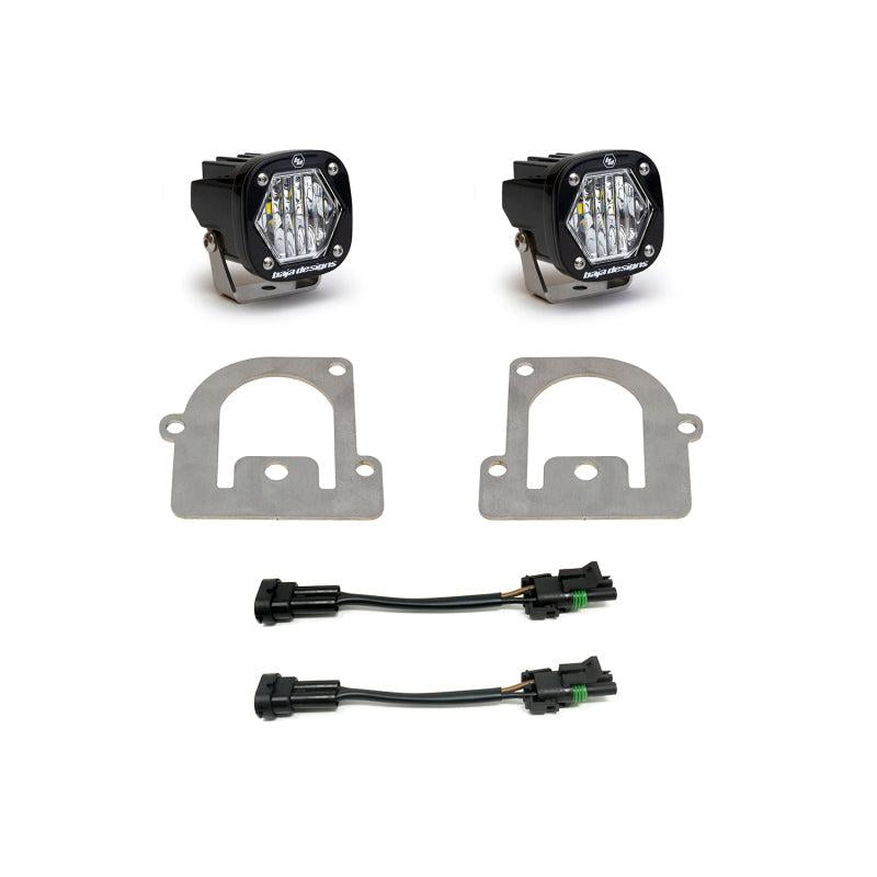 Baja Designs 21+ Ford Bronco Sport S1 WC LED Fog Pocket Light Kit - Clear-SR1 Performance