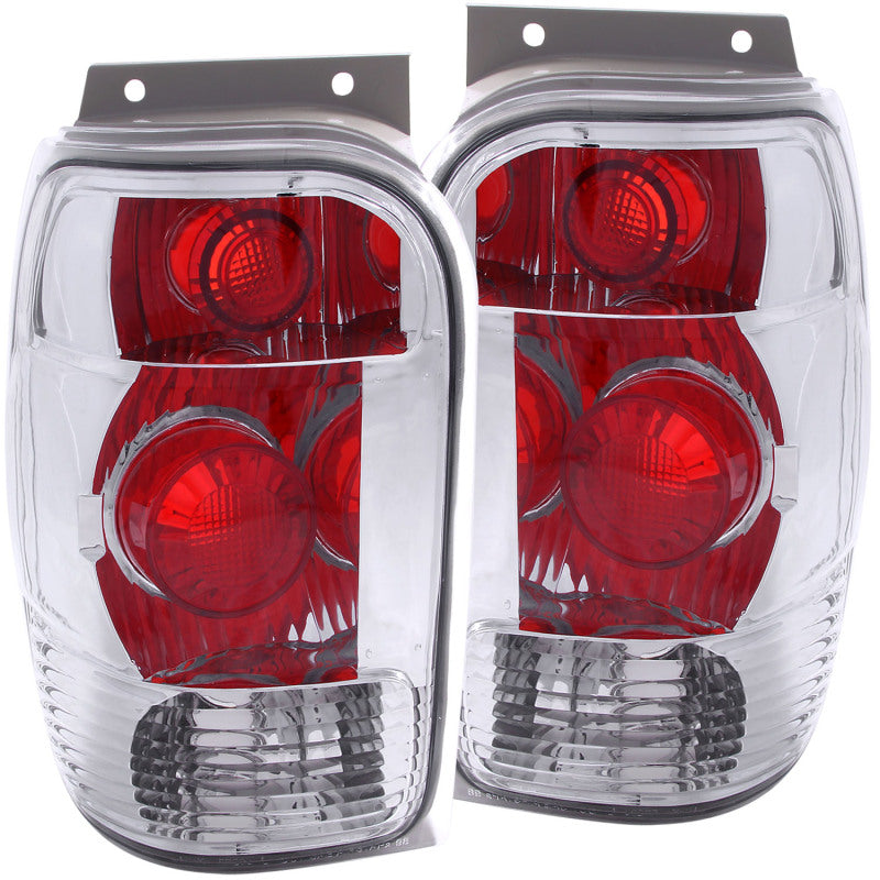 ANZO 1998-2001 Ford Explorer Taillights Chrome-SR1 Performance