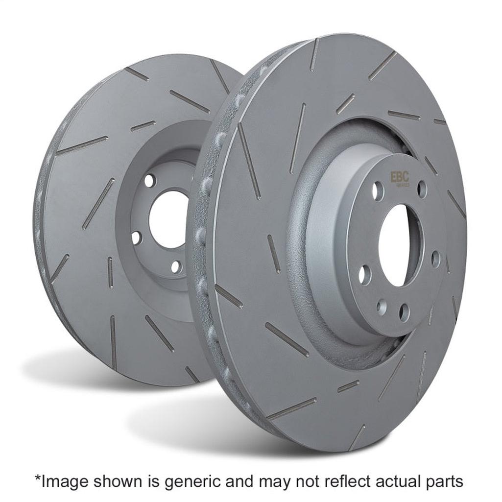 EBC USR975 Front Slotted Brake Rotors for Mitsubishi Lancer Evolution 2.0 Turbo