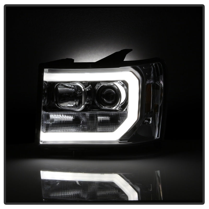 Spyder GMC Sierra 1500/2500/3500 07-13 V2 Projector Headlights - Chrome PRO-YD-GS07V2-LBDRL-C-SR1 Performance