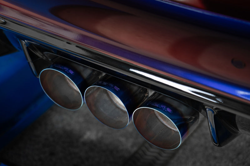 MBRP 23-24 Honda Civic Type R 2.0L T304 SS 3in Cat-Back Exhaust Triple Center Outlet w/ Burnt Tips-SR1 Performance