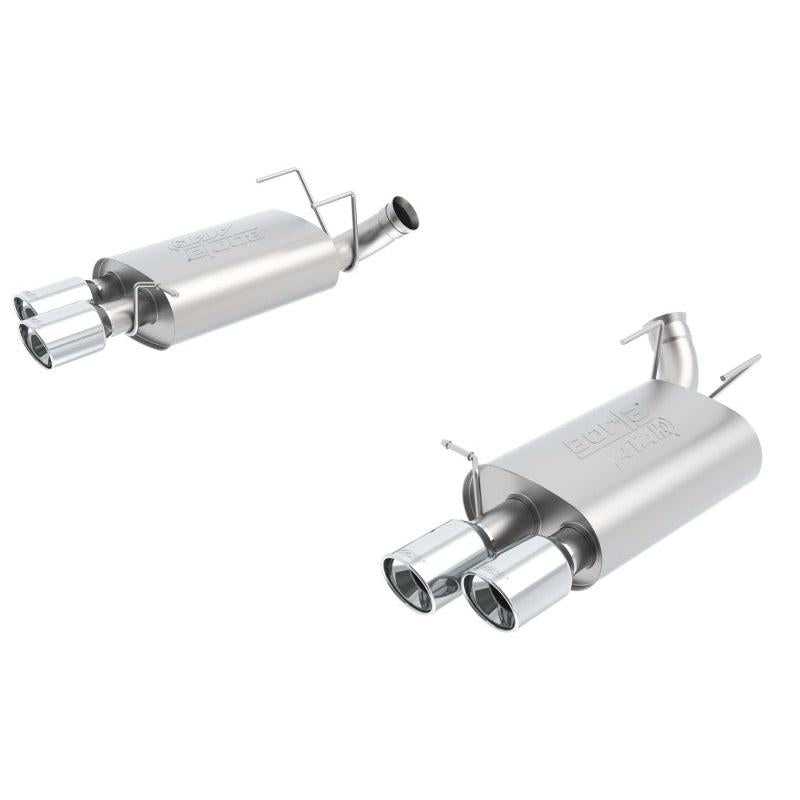 Borla 13-14 Mustang Shelby GT500 GT 5.8L V8 RWD Dual Split Rear Exit ATAK Exhaust Rear Section Only-SR1 Performance