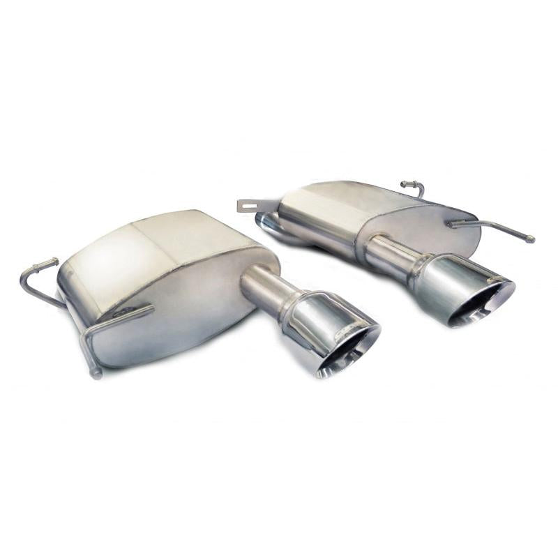 Corsa 2011-2015 Cadillac CTS Coupe V 6.2L V8 Polished Sport Axle-Back Exhaust-SR1 Performance