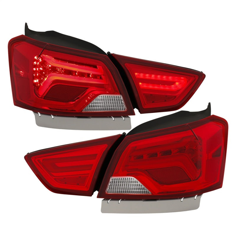 ANZO 14-18 Chevrolet Impala LED Taillights Red/Clear-SR1 Performance