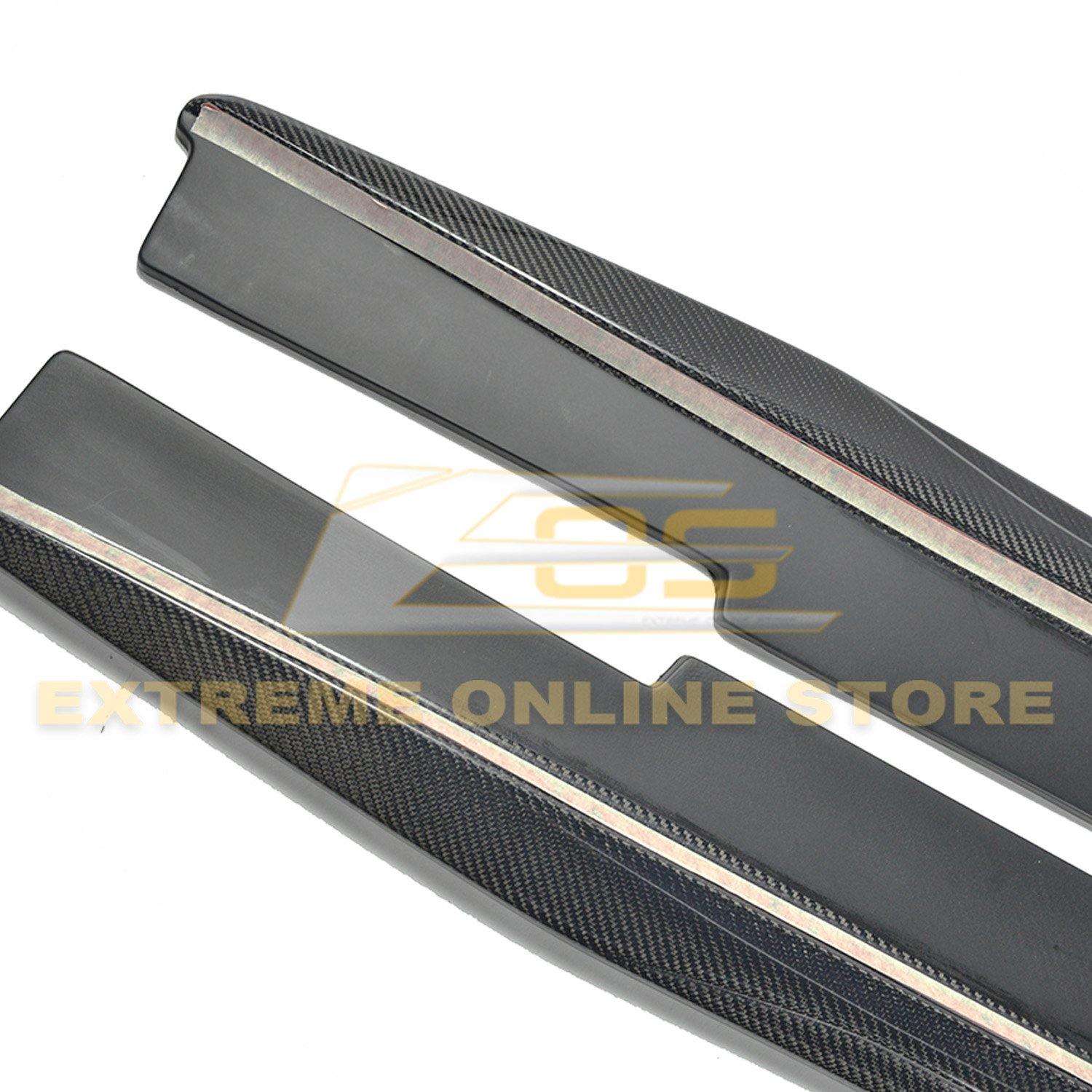 2016-Present Cadillac CTS-V Carbon Fiber Front Splitter & Side Skirts Rockerst - Extreme Online Store