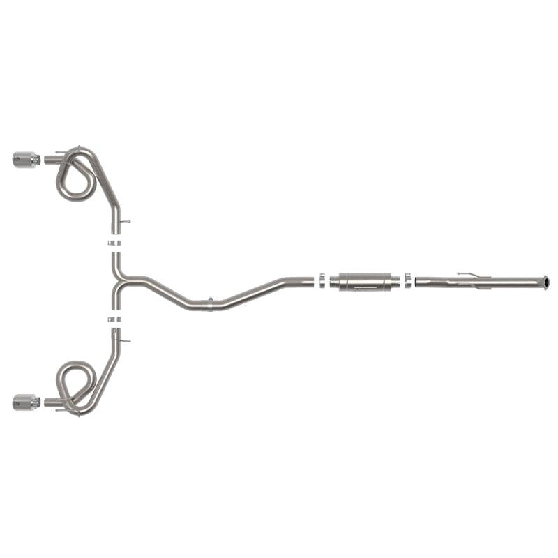 aFe 22-23 Honda Civic Si L4 1.5L (t) Takeda 2.5in to 3in 304 SS Cat-Back Exhaust w/ Polished Tips-SR1 Performance