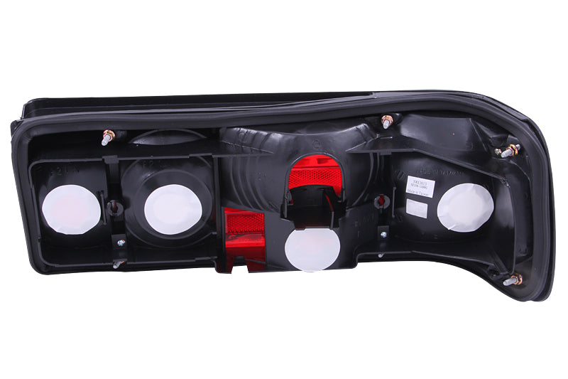 ANZO 1986-1991 Mercedes Benz S Class W126 Taillights Red/Clear-SR1 Performance