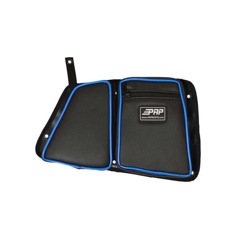 PRP Polaris RZR Rear Door Bag with Knee Pad for Polaris RZR/(Passenger Side)- Blue-SR1 Performance