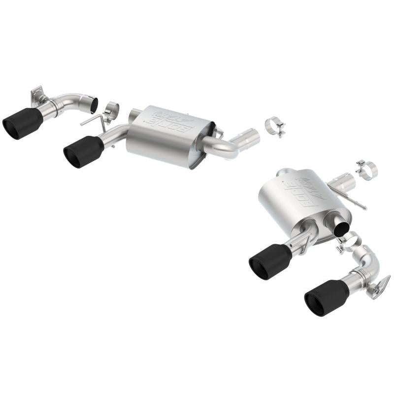 Borla 2016 Chevy Camaro V8 SS AT/MT ATAK Rear Section Exhaust w/ Dual Mode Valves Ceramic Black-SR1 Performance
