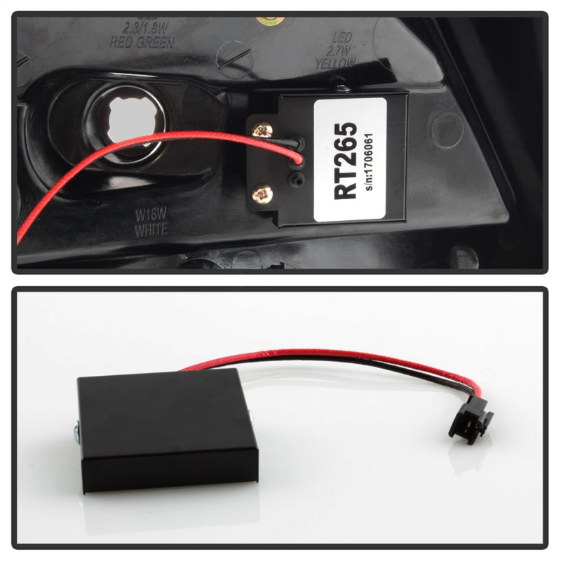 Spyder 12-14 Ford Focus 5DR LED Tail Lights - Black Smoke (ALT-YD-FF12-LED-BSM)-SR1 Performance