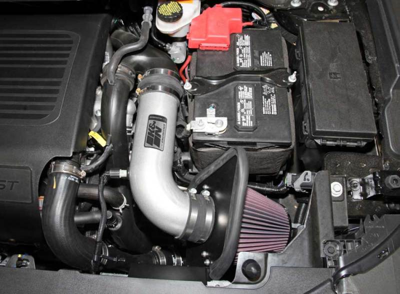 K&N 11 Ford Taurus SHO 3.5L V6 Silver Typhoon Cold Air Intake-SR1 Performance