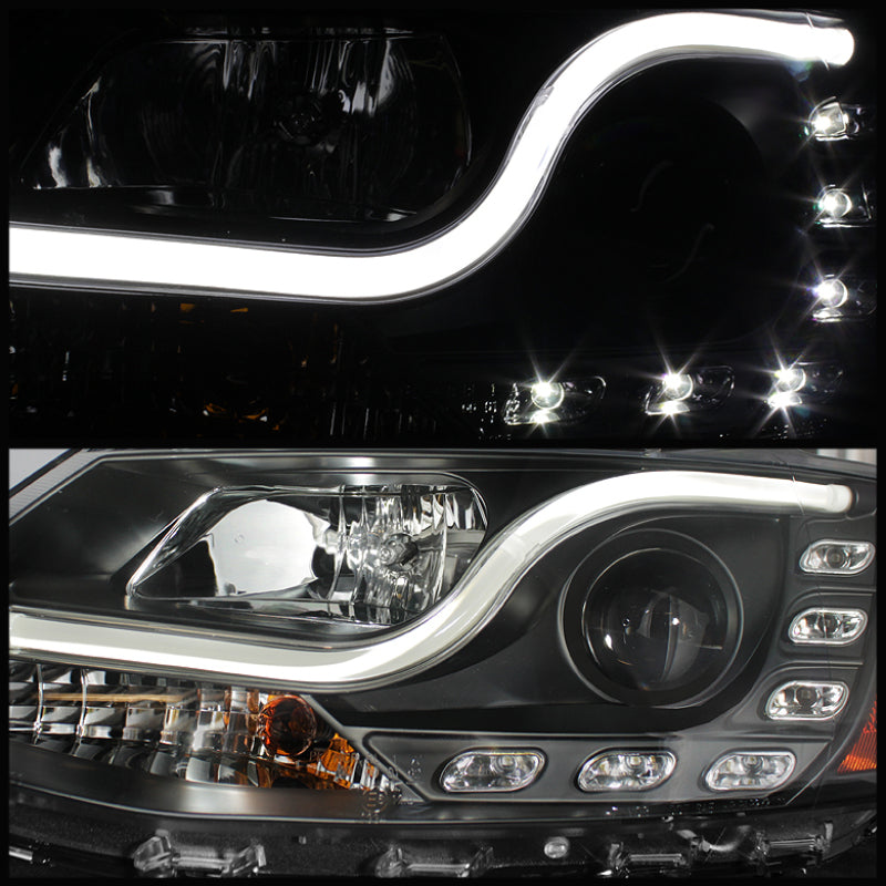 Spyder Volkswagen Jetta 11-14 Projector Headlights Halogen Light Tube DRL Blk PRO-YD-VJ11-LTDRL-BK-SR1 Performance