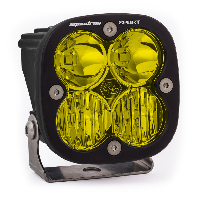 Baja Designs Squadron Sport Driving/Combo Pattern Black LED Light Pod - Amber-SR1 Performance