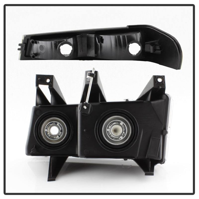 Xtune Chevy Colorado 04-12 OEM Headlights w/ Bumper Lights Black HD-JH-CCOL04-SET-BK-SR1 Performance
