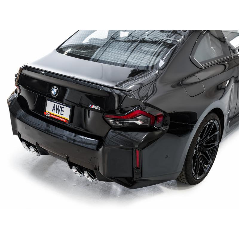 AWE Tuning 23-24 BMW G87 M2 SwitchPath Edition Exhaust - Chrome Silver Tips-SR1 Performance