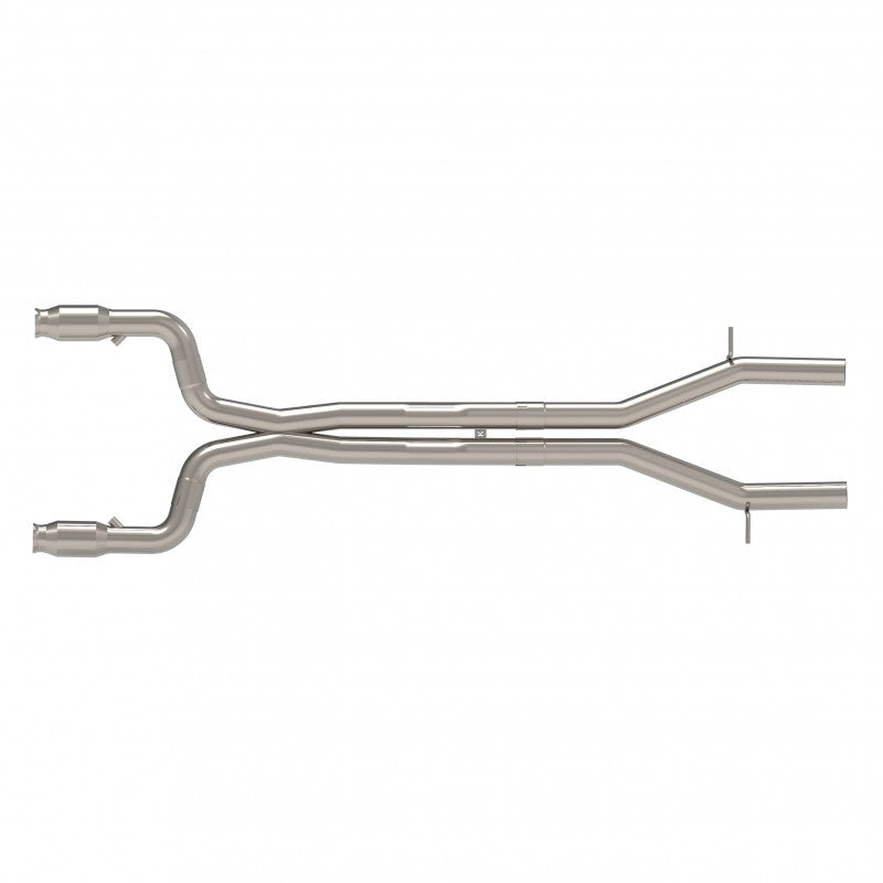 3" SS GREEN Catted Header-Back Exh. 2016-2024 Camaro SS/ZL1. (Factory Mufflers)