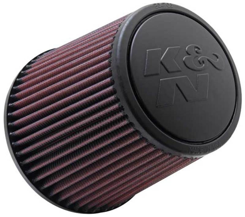 K&N Universal Rubber Filter - Round Tapered 6in Base OD x 3in Flange ID x 6in H-SR1 Performance