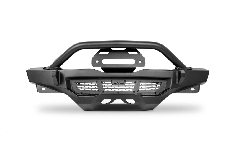 DV8 Offroad Spec Series Front Bumper for Jeep Wrangler JL & Gladiator JT – Heavy-Duty Winch-Ready Off-Road Protection