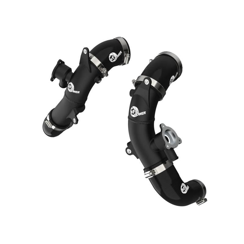 aFe 2022 Toyota Tundra V6-3.5L (tt) BladeRunner 2.5in Aluminum Hot Charge Pipe - Black-SR1 Performance