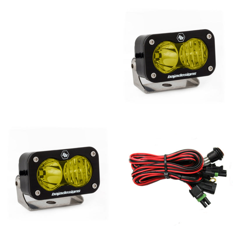 Baja Designs S2 Pro Driving/Combo Pair LED - Amber-SR1 Performance