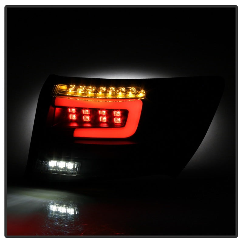 Spyder 08-11 Subaru Impreza WRX 4DR LED Tail Lights - Black Smoke ALT-YD-SI084D-LED-BSM-SR1 Performance