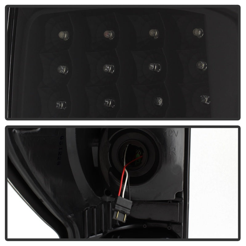 Xtune Toyota Tundra 07-13 LED Tail Lights Black ALT-ON-TTU07-LED-BK-SR1 Performance