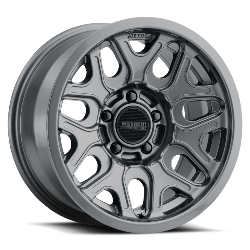 Method MR322 17x8.5 / 5x5 BP / 0ET / 4.72in BS / 71.5mm CB - Gloss Titanium Wheel-SR1 Performance