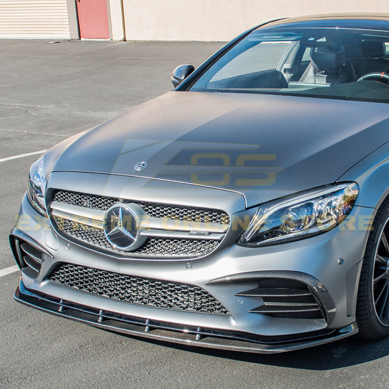 2019-Up Mercedes-Benz C-Class Carbon Fiber Front Air Vent Cover