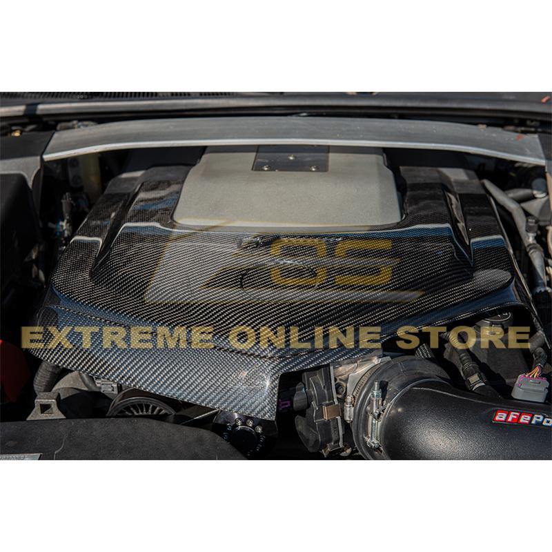 2009-15 Cadillac CTS-V Carbon Fiber Front Engine Cover - Extreme Online Store