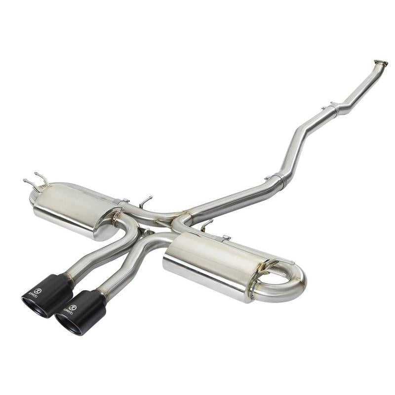 aFe Takeda 3in 304 SS Cat-Back Exhaust System w/ Black Tips 2017+ Honda Civic Si (4dr) I4 1.5L (t)-SR1 Performance