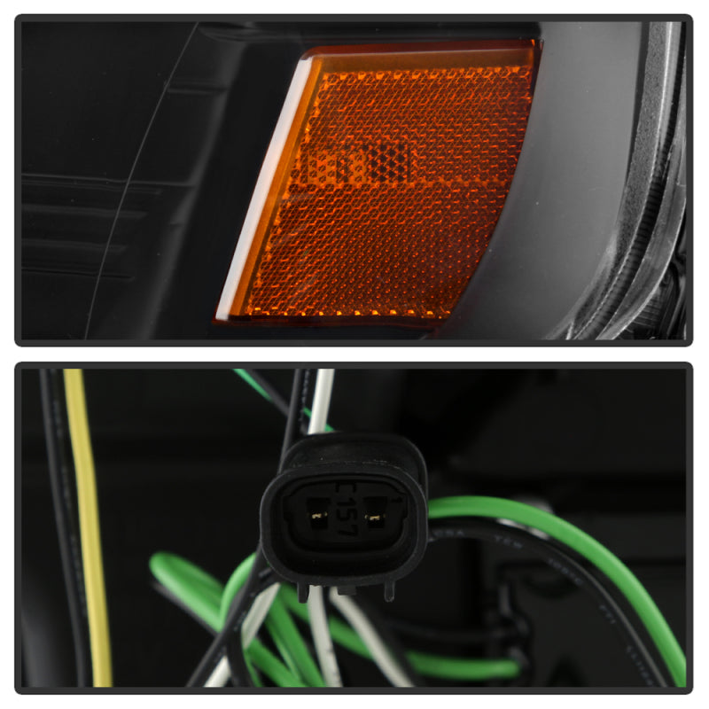 Spyder 14-20 Toyota 4Runner Projector Headlights w/Seq. LED Turn Sig. LED White Light Bar Park Light-SR1 Performance