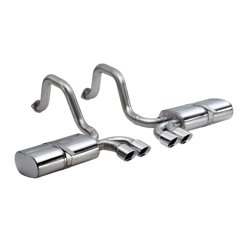 Corsa 1997-2004 Chevrolet Corvette C5 Z06 5.7L V8 Polished Sport Axle-Back Exhaust-SR1 Performance