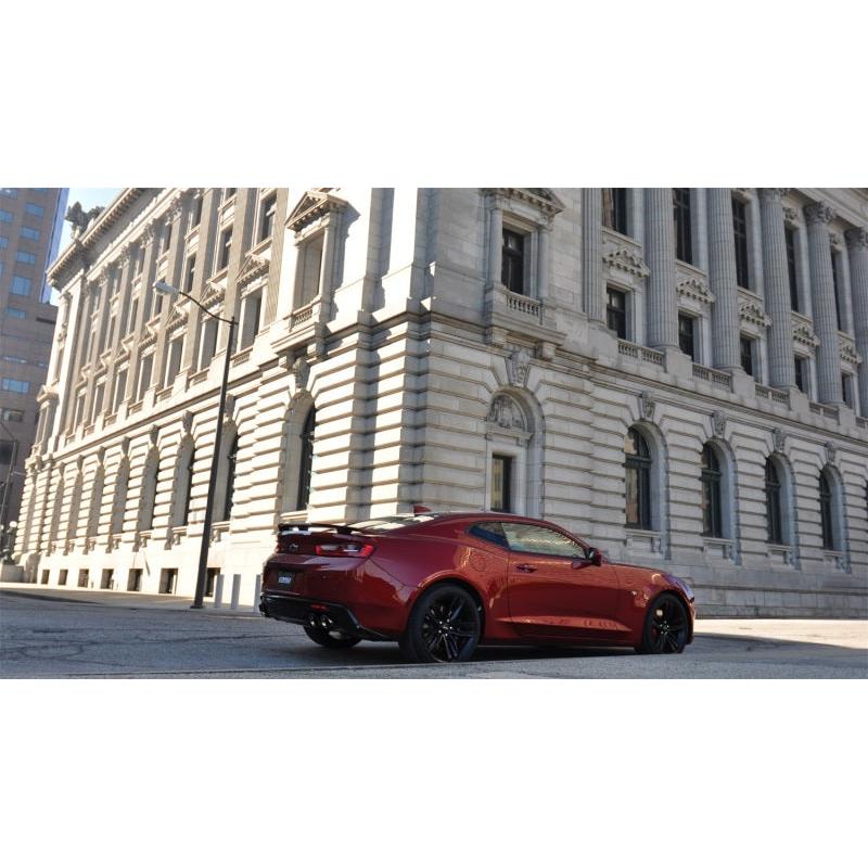 Corsa 16-18 Chevy Camaro SS Xtreme+ 2.75in Cat-Back Dual Rear Exit w/ Single 4.5in Black PVD-SR1 Performance