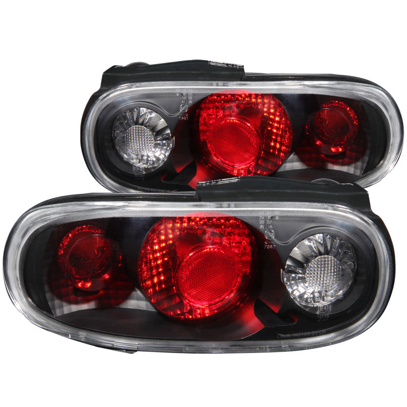 ANZO 1990-1997 Mazda Miata Taillights Black-SR1 Performance
